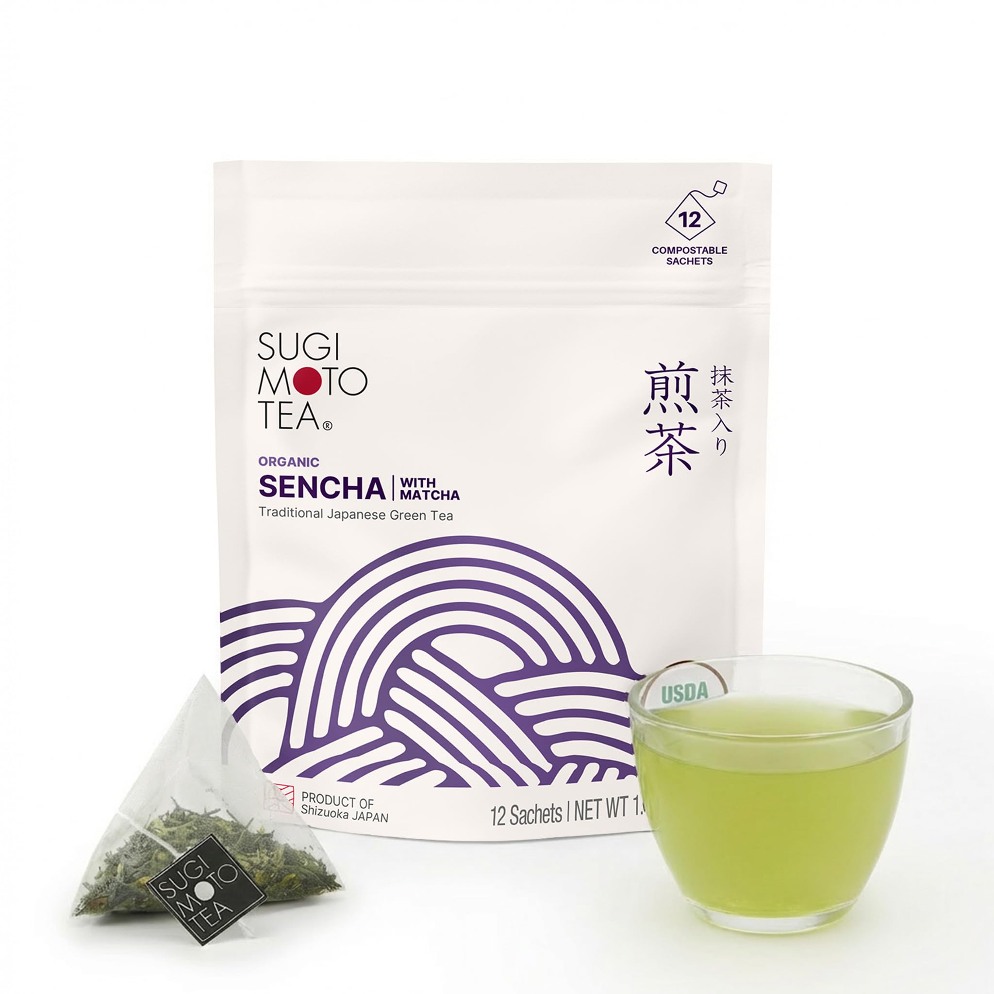 まっちゃ Amazon.com: SUGIMOTO TEA Japanese Organic Sencha with Matcha Green